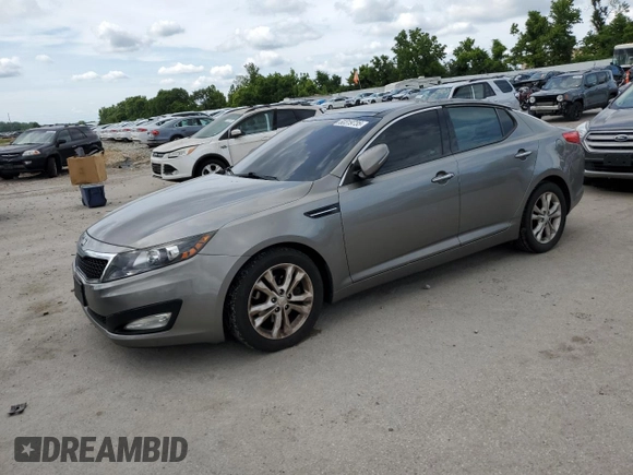 2013 Kia Optima EX with VIN 5XXGN4A77DG132051, listed as a Copart auction lot 60319735 with 200,119 mi miles and Salvage title. Bid and sale history available at DreamBid. Image 1.