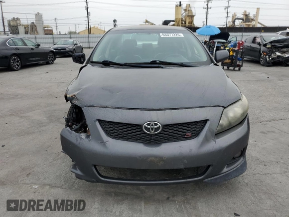 2010 Toyota Corolla with VIN 1NXBU4EE0AZ380553, listed as a Copart auction lot 53377225 with 196,832 mi miles and Clean Title. Bid and sale history available at carsss.com. Image 5.