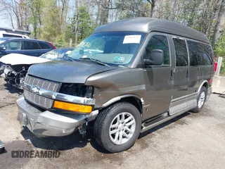 2004 Chevrolet Express Passenger with VIN 1GBFG15T641138032, listed as a IAAI auction lot 42005922 with 200,232 mi miles and . Bid and sale history available at DreamBid. Image 2.