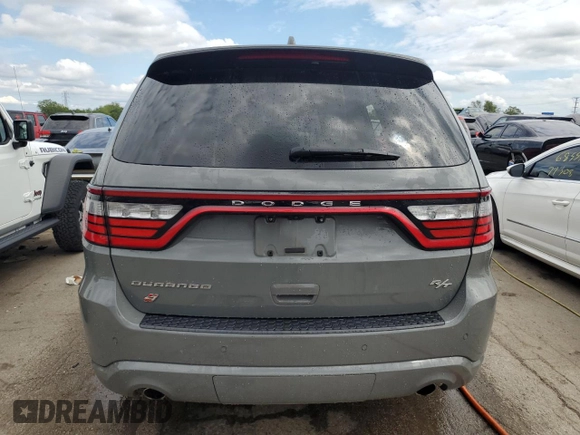 2021 Dodge Durango R/T with VIN 1C4SDJCT1MC801419, listed as a Copart auction lot 68639814 with 75,600 mi miles and Clean Title. Bid and sale history available at DreamBid. Image 6.