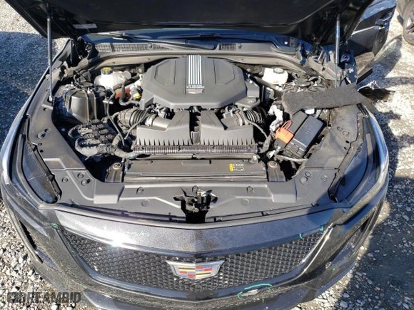 2024 Cadillac CT5-V with VIN 1G6DV5RW8R0116120, listed as a Copart auction lot 72921064 with NaN miles and Salvage Title. Bid and sale history available at carsss.com. Image 11.