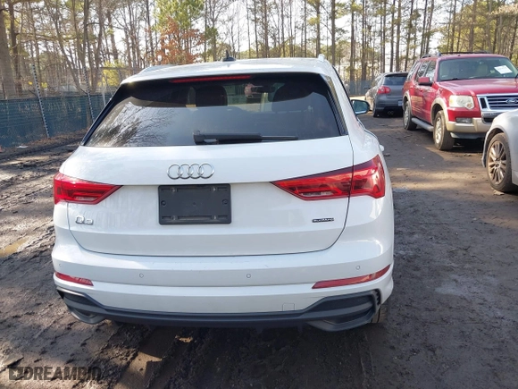 2023 Audi Q3 S line Premium with VIN WA1DECF30P1111460, listed as a IAAI auction lot 41676015 with 45,609 mi miles. Bid and sale history available at carsss.com. Image 16.