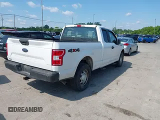 2018 Ford F-150 XL with VIN 1FTFX1E58JKD24996, listed as a IAAI auction lot 42436367 with 221,378 mi miles and . Bid and sale history available at DreamBid. Image 4.