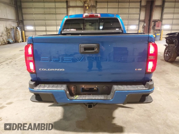 2021 Chevrolet Colorado 4WD LT с VIN 1GCGTCEN4M1190297, выставлен на аукционе Copart как лот 57832815 с пробегом 48 509 миль миль и Списание • Salvage title. История ставок и продаж доступна на DreamBid. Изображение 6.