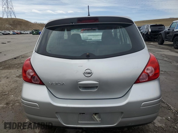 2007 Nissan Versa 1.8 S with VIN 3N1BC13E77L407861, listed as a Copart auction lot 49448835 with 211,684 mi miles and Salvage Title. Bid and sale history available at carsss.com. Image 6.