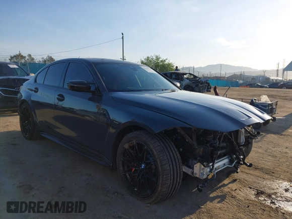 2025 BMW M3 Competition xDrive with VIN WBS33HJ04SFU25148, listed as a IAAI auction lot 41942920 with 1,166 mi miles and . Bid and sale history available at DreamBid. Image 1.