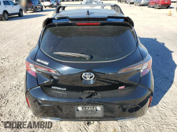 2022 Toyota Corolla Hatchback SE with VIN JTNB4MBE1N3155087, listed as a Copart auction lot 80633534 with 43,279 mi miles and Clean Title. Bid and sale history available at carsss.com. Image 6.