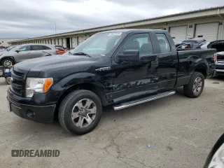 2013 Ford F-150 XL with VIN 1FTEX1CM9DFC18477, listed as a Copart auction lot 49625425 with 121,136 mi miles and Salvage Title. Bid and sale history available at carsss.com. Image 1.