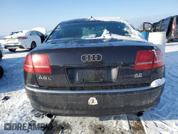 2010 Audi A8 z VIN WAURVAFA7AN007320, wystawiony jako Copart lot #88761015 z przebiegiem Nie podano mil oraz Szkoda całkowita • Salvage title. Historia ofert i sprzedaży dostępna na DreamBid. Obrazek 6.