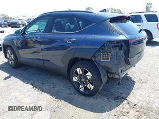 2024 Hyundai Kona SEL with VIN KM8HB3AB1RU057856, listed as a IAAI auction lot 42095258 with 9,928 mi miles. Bid and sale history available at carsss.com. Image 3.