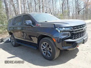 2023 Chevrolet Tahoe Z71 with VIN 1GNSKPKD7PR255074, listed as a IAAI auction lot 41891917 with 37,091 mi miles and . Bid and sale history available at DreamBid. Image 1.