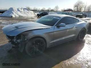 2021 Ford Mustang GT with VIN 1FA6P8CFXM5101064, listed as a Copart auction lot 47404035 with 22,947 mi miles and Salvage Title. Bid and sale history available at carsss.com. Image 1.