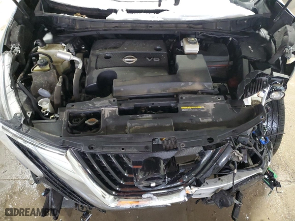 2018 Nissan Murano Platinum with VIN 5N1AZ2MH3JN167359, listed as a Copart auction lot 43870005 with 107,111 mi miles and Salvage Title. Bid and sale history available at carsss.com. Image 13.