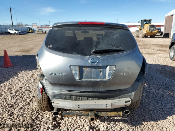 2005 Nissan Murano S with VIN JN8AZ08W45W434496, listed as a Copart auction lot 42763165 with 194,468 mi miles and Clean Title. Bid and sale history available at carsss.com. Image 6.