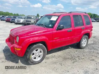 2004 Jeep Liberty Limited with VIN 1J4GK58K94W283166, listed as a IAAI auction lot 42154061 with 206,413 mi miles. Bid and sale history available at carsss.com. Image 2.