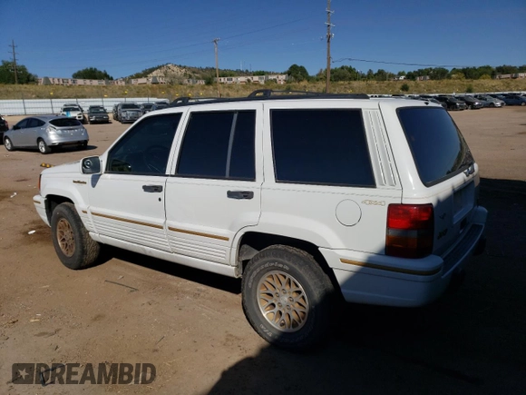 1994 Jeep Grand Cherokee Limited with VIN 1J4GZ78Y1RC336544, listed as a Copart auction lot 74262574 with 172,070 mi miles and Salvage Title. Bid and sale history available at carsss.com. Image 2.