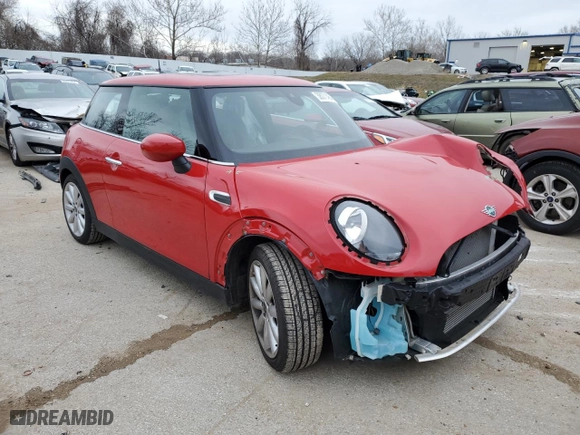 2021 MINI Hardtop 2 Door Cooper with VIN WMWXR3C07M2N12847, listed as a Copart auction lot 38071464 with 16,786 mi miles and Salvage Title. Bid and sale history available at carsss.com. Image 4.