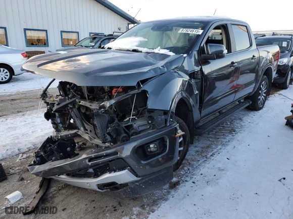 2020 Ford Ranger XL with VIN 1FTER4FH1LLA50750, listed as a Copart auction lot 87924615 with 0 mi miles and Salvage Title. Bid and sale history available at carsss.com. Image 1.
