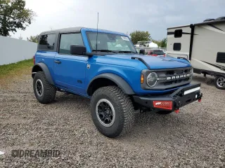 2022 Ford Bronco with VIN 1FMDE5CP6NLA87946, listed as a Copart auction lot 72008544 with 28,405 mi miles and Salvage Title. Bid and sale history available at DreamBid. Image 4.