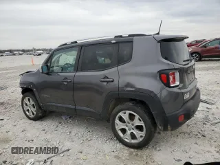 2018 Jeep Renegade Limited with VIN ZACCJBDB1JPG97532, listed as a Copart auction lot 52162345 with Not provided miles and Clean title. Bid and sale history available at DreamBid. Image 2.
