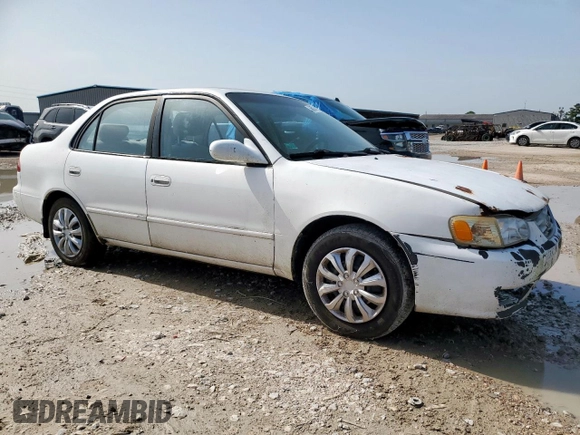 2002 Toyota Corolla CE with VIN 1NXBR12E32Z592708, listed as a Copart auction lot 62866195 with 226,871 mi miles and Clean title. Bid and sale history available at DreamBid. Image 4.