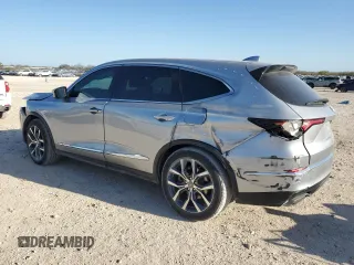 2022 Acura MDX w/Technology Package with VIN 5J8YE1H4XNL033340, listed as a Copart auction lot 48593645 with 41,638 mi miles and Salvage Title. Bid and sale history available at carsss.com. Image 2.