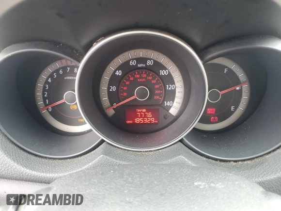 2010 Kia Forte EX with VIN KNAFU4A21A5199583, listed as a Copart auction lot 71681954 with 185,329 mi miles and Salvage Title. Bid and sale history available at carsss.com. Image 9.