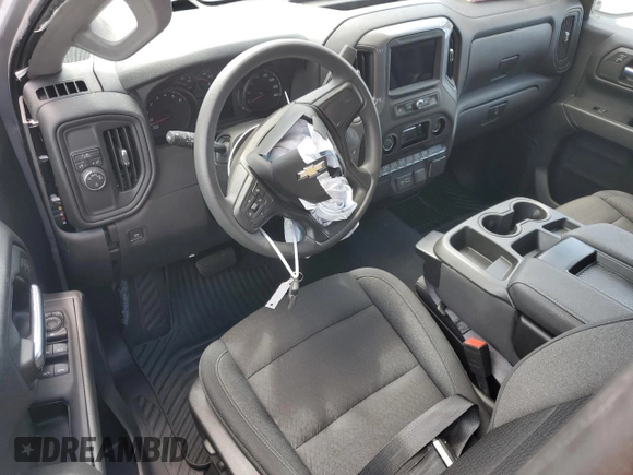 2024 Chevrolet Silverado 1500 Custom with VIN 3GCPABEK9RG126822, listed as a Copart auction lot 51183435 with Not Provided miles and Non Repairable. Bid and sale history available at DreamBid. Image 8.