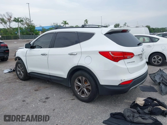 2014 Hyundai Santa Fe with VIN 5XYZU3LB9EG229255, listed as a IAAI auction lot 42407410 with 201,523 mi miles and . Bid and sale history available at DreamBid. Image 3.
