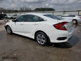 2018 Honda Civic Sedan LX with VIN 2HGFC2F55JH591845, listed as a Copart auction lot 49072685 with 91,028 mi miles and Salvage Title. Bid and sale history available at carsss.com. Image 2.
