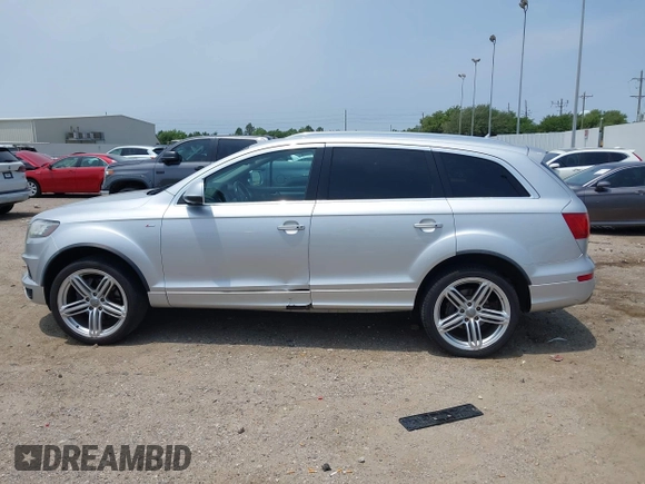 2010 Audi Q7 with VIN WA1DVAFEXAD003424, listed as a IAAI auction lot 42282789 with 131,459 mi miles and . Bid and sale history available at DreamBid. Image 14.