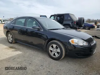 2013 Chevrolet Impala LS with VIN 2G1WF5E31D1166670, listed as a Copart auction lot 48392295 with 259,540 mi miles and Salvage Title. Bid and sale history available at DreamBid. Image 4.