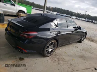 2023 Genesis G70 2.0T with VIN KMTG34TA6PU105132, listed as a Copart auction lot 78372094 with 53,921 mi miles and Salvage Title. Bid and sale history available at DreamBid. Image 3.
