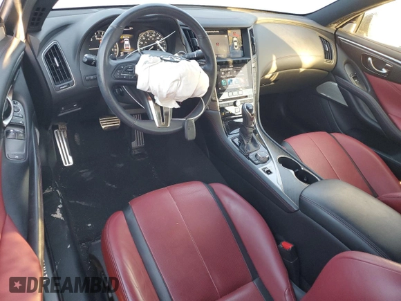 2021 Infiniti Q60 Red Sport 400 z VIN JN1FV7LK5MM530466, wystawiony jako Copart lot #84138974 z przebiegiem 41 452 mil mil oraz Czysty tytuł • Clean title. Historia ofert i sprzedaży dostępna na DreamBid. Obrazek 8.