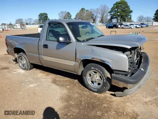 2003 Chevrolet Silverado 1500 with VIN 1GCEC14X73Z345682, listed as a Copart auction lot 47940005 with 143,881 mi miles and Salvage Title. Bid and sale history available at carsss.com. Image 4.