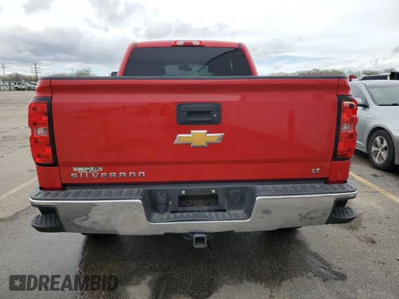 2015 Chevrolet Silverado 1500 LT with VIN 1GCVKREC1FZ260855, listed as a Copart auction lot 50956085 with 155,403 mi miles and Salvage Title. Bid and sale history available at carsss.com. Image 6.