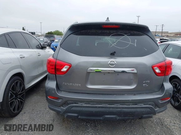 2019 Nissan Pathfinder SV with VIN 5N1DR2MM2KC606350, listed as a IAAI auction lot 41969036 with 103,478 mi miles and . Bid and sale history available at DreamBid. Image 16.