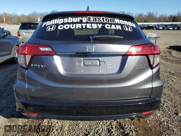 2022 Honda HR-V Sport with VIN 3CZRU6H10NM750668, listed as a Copart auction lot 48776095 with 29,058 mi miles and Salvage Title. Bid and sale history available at carsss.com. Image 6.