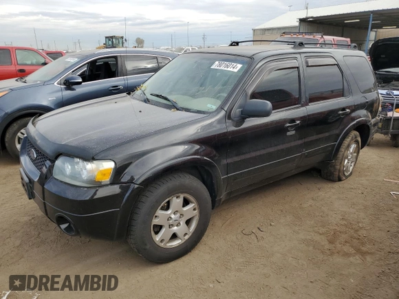 2007 Ford Escape Limited with VIN 1FMYU94137KA81987, listed as a Copart auction lot 78016014 with 137,962 mi miles and Salvage Title. Bid and sale history available at carsss.com. Image 1.