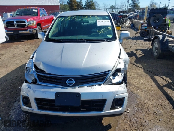 2010 Nissan Versa 1.8 S with VIN 3N1BC1CP8AL430574, listed as a IAAI auction lot 41861258 with 225,047 mi miles. Bid and sale history available at carsss.com. Image 12.