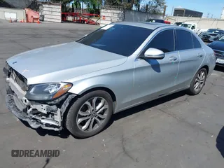 2018 Mercedes-Benz C with VIN 55SWF4JB4JU257082, listed as a IAAI auction lot 41807042 with 90,197 mi miles. Bid and sale history available at carsss.com. Image 19.