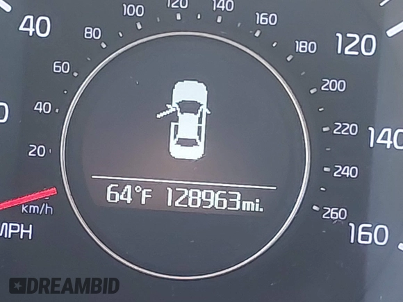 2015 Kia Optima EX with VIN 5XXGN4A77FG368704, listed as a IAAI auction lot 42174674 with 128,963 mi miles. Bid and sale history available at carsss.com. Image 15.