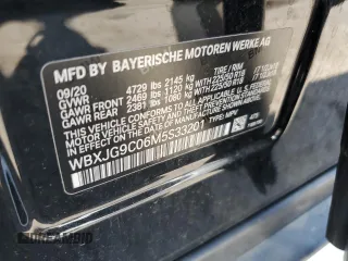 2021 BMW X1 xDrive28i with VIN WBXJG9C06M5S33201, listed as a Copart auction lot 66391015 with 53,395 mi miles and Salvage title. Bid and sale history available at DreamBid. Image 13.