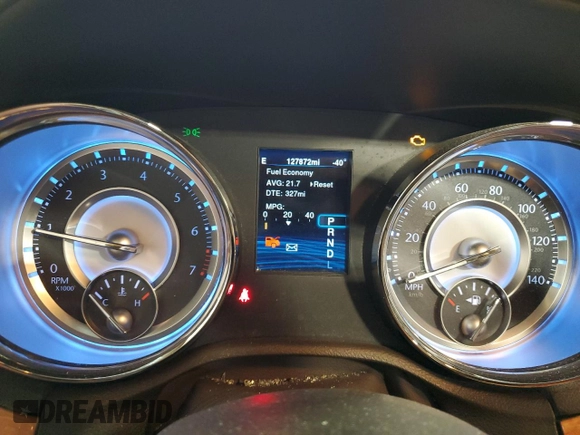 2014 Chrysler 300 with VIN 2C3CCAEG2EH105825, listed as a Copart auction lot 47056005 with 127,872 mi miles and Salvage Title. Bid and sale history available at carsss.com. Image 9.