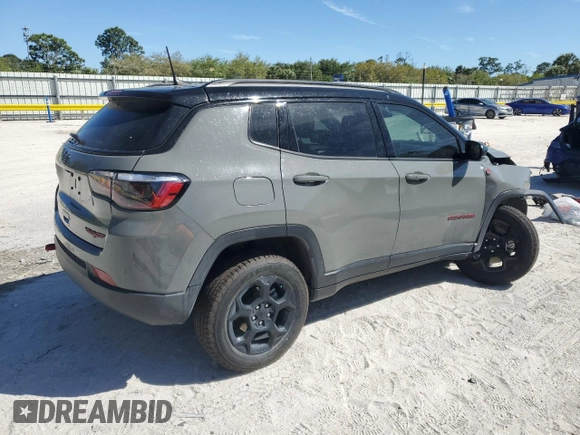 2024 Jeep Compass Trailhawk с VIN 3C4NJDDNXRT590322, выставлен на аукционе Copart как лот 47870985 с пробегом 13 232 миль миль и Списание • Salvage title. История ставок и продаж доступна на DreamBid. Изображение 3.