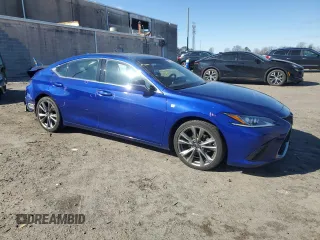 2021 Lexus ES 350 F Sport with VIN 58AGZ1B13MU082793, listed as a Copart auction lot 47101955 with 132,790 mi miles and Salvage title. Bid and sale history available at DreamBid. Image 4.