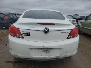 2011 Buick Regal CXL RL1 with VIN W04GN5EC4B1005144, listed as a Copart auction lot 46468875 with 127,129 mi miles and Salvage Title. Bid and sale history available at DreamBid. Image 6.
