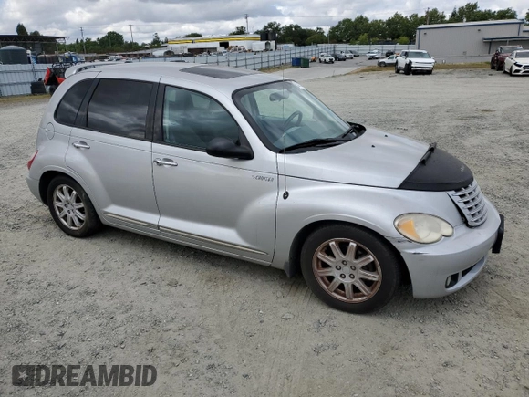 2006 Chrysler PT Cruiser Limited with VIN 3A8FY68B86T327214, listed as a Copart auction lot 53757105 with 0 mi miles and Clean Title. Bid and sale history available at carsss.com. Image 4.