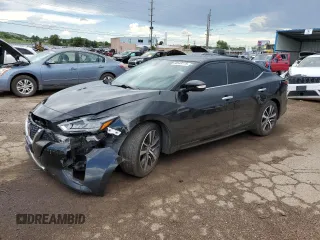 2019 Nissan Maxima SV with VIN 1N4AA6AV5KC360144, listed as a Copart auction lot 60548115 with 101,509 mi miles and Salvage title. Bid and sale history available at DreamBid. Image 1.