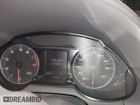 2012 Audi Q5 Prestige with VIN WA1WKAFP8CA084835, listed as a IAAI auction lot 41544767 with 156,710 mi miles and . Bid and sale history available at DreamBid. Image 7.